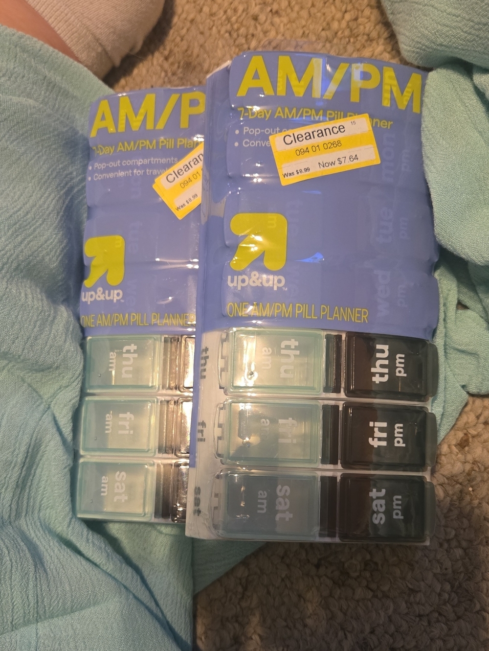 2 AM/PM 7-Day Pill Planner - 871